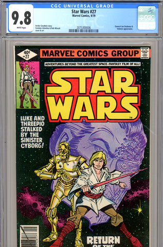 Star Wars #27 CGC graded 9.8 -  HIGHEST GRADED - SOLD!