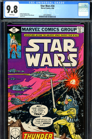 Star Wars #34 CGC graded 9.8 - HIGHEST GRADED - SOLD!