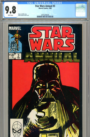 Star Wars Annual #3 CGC graded 9.8 HIGHEST GRADED - SOLD!