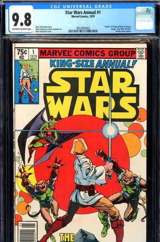 Star Wars Annual #1 CGC graded 9.8 newsstand copy - SOLD!