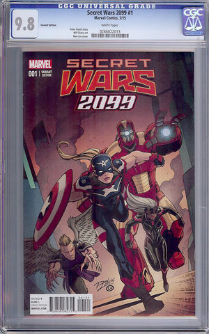 Secret Wars 2099 #1  CGC graded 9.8 - Variant Edition - SOLD!