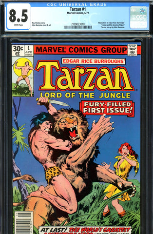 Tarzan #1 CGC graded 8.5 - white pages - SOLD!