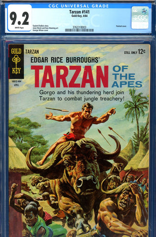 Tarzan #141 CGC 9.2 white pages - painted cover - SOLD!