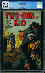 Two-Gun Kid #51  CGC graded 7.5 - Atlas 1959 - SOLD!