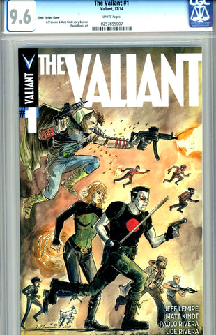 The Valiant #1  CGC graded 9.6 - Kindt Variant Cover  SOLD!