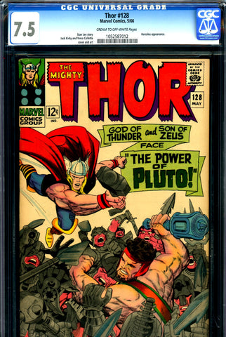 Thor #128 CGC graded 7.5 - third issue of self-titled series - SOLD!