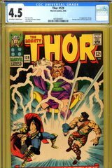 Thor #129 CGC graded 4.5 - first appearance of Ares