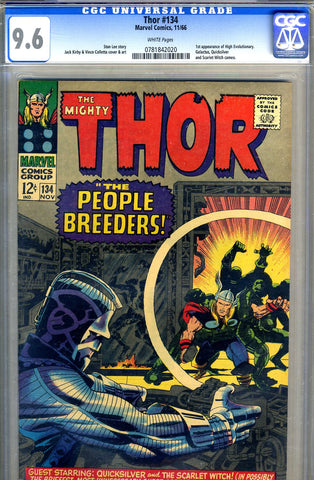 Thor #134   CGC graded 9.6 - SOLD