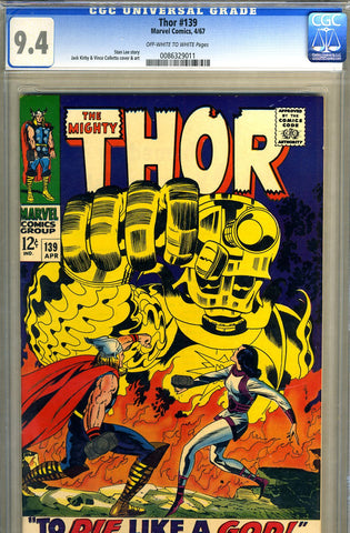 Thor #139   CGC graded 9.4 - SOLD