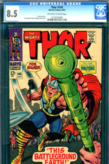 Thor #144 CGC graded 8.5 - Kirby/Colletta c/a