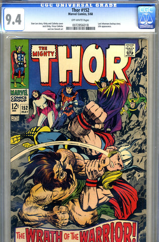 Thor #152   CGC graded 9.4 - SOLD