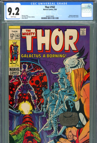 Thor #162 CGC graded 9.2 - Galactus cover and story
