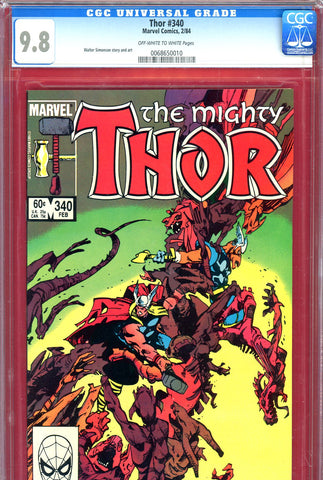 Thor #340 CGC graded 9.8 - fourth Beta Bill Ray - SOLD!