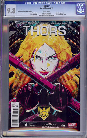 Thors #1   CGC graded 9.8 DDL Edition - HIGHEST GRADED - SOLD!