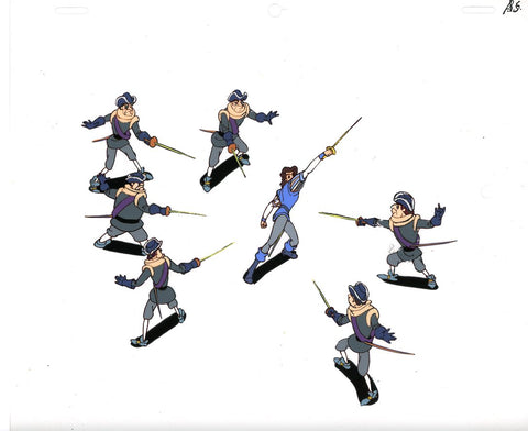 Original production cel -"Three Musketeers"- by Golden Films 031