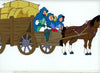 Original production cel -"Three Musketeers"- by Golden Films 125 SIZE 14.50" x 9.75"