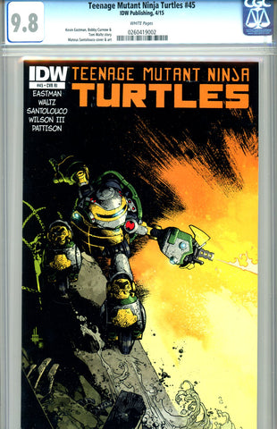 Teenage Mutant Ninja Turtles #45  CGC graded 9.8 - R.I.C. - HG - SOLD!