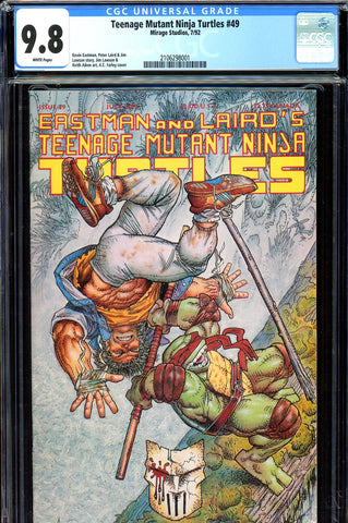 Teenage Mutant Ninja Turtles #49 CGC graded 9.8  HIGHEST GRADED - SOLD!