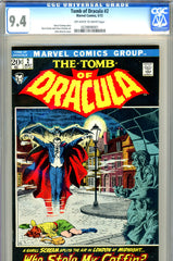 Tomb of Dracula #02 CGC graded 9.4 - SOLD!