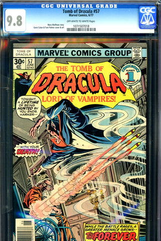 Tomb of Dracula #57 CGC graded 9.8  HIGHEST GRADED - SOLD!