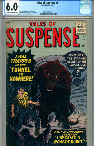 Tales of Suspense #05   CGC graded 6.0  Kirby monsters begin SOLD!