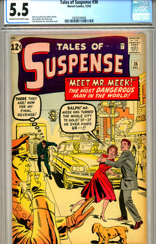 Tales of Suspense #36 CGC graded 5.5  SOLD!