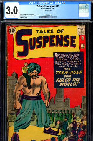 Tales of Suspense #38 CGC 3.0 - last all Sci-Fi issue - SOLD!