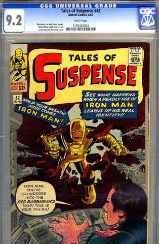 Tales of Suspense #42   CGC graded 9.2 - white pages - SOLD!