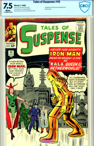 Tales of Suspense #43 CBCS graded 7.5 SOLD!