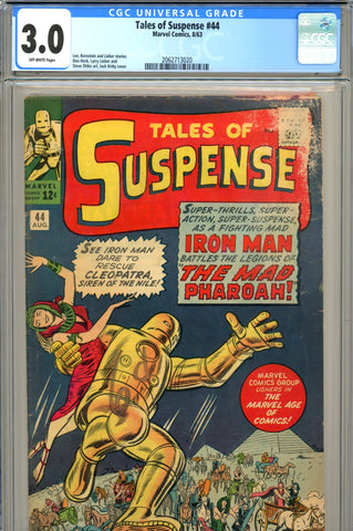 Tales of Suspense #44 CGC graded 3.0 Mad Pharoah - SOLD!