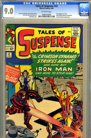 Tales of Suspense #52   CGC graded 9.0 - SOLD