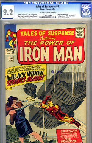 Tales of Suspense #53   CGC graded 9.2 - SOLD