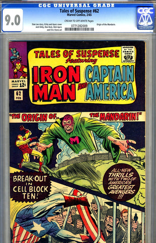 Tales of Suspense #62   CGC graded 9.0 - SOLD
