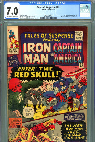 Tales Of Suspense #65 CGC graded 7.0  first S.A. Red Skull