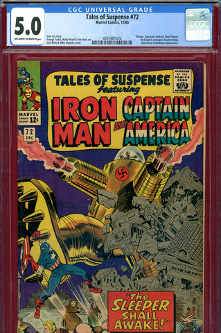 Tales Of Suspense #72 CGC graded 5.0 first EVER Sleeper