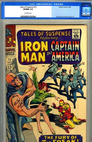 Tales of Suspense #75   CGC graded 9.0 - SOLD