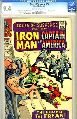 Tales of Suspense #75 CGC graded 9.4 first Sharon Carter SOLD!