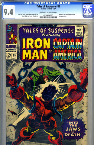 Tales of Suspense #85   CGC graded 9.4 SOLD!