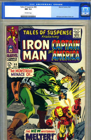 Tales of Suspense #89   CGC graded 9.4 - SOLD