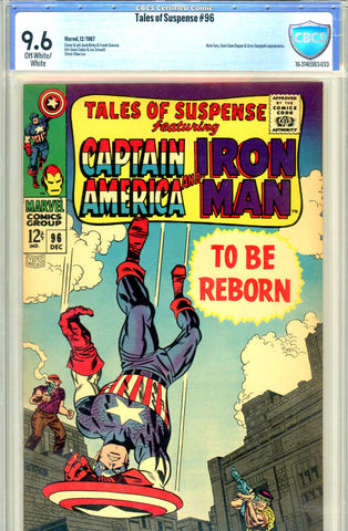 Tales of Suspense #96 CBCS graded 9.6 - SOLD!