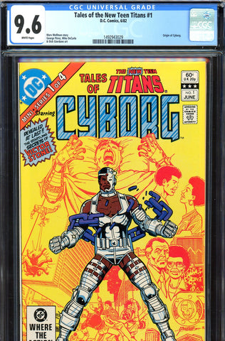 Tales of the New Teen Titans #1 CGC graded 9.6 - SOLD!