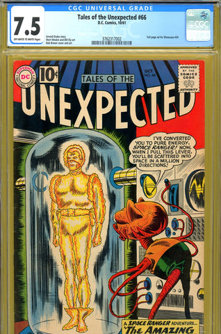 Tales of the Unexpected #66 CGC graded 7.5 - SOLD!
