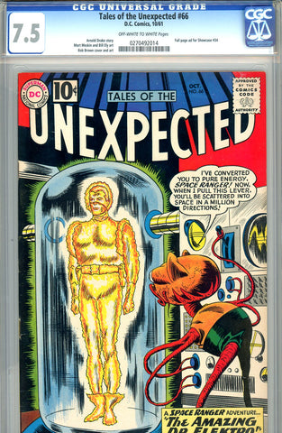 Tales of the Unexpected #66  CGC graded 7.5 - SOLD!
