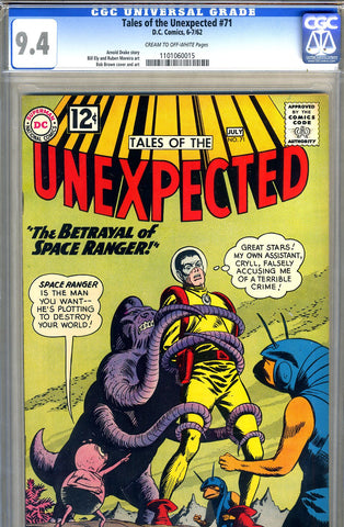 Tales of the Unexpected #71   CGC graded 9.4 SOLD!