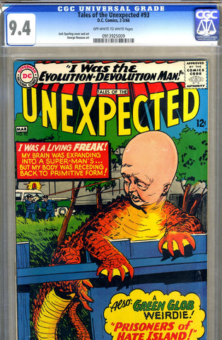 Tales of the Unexpected #93   CGC graded 9.4 - SOLD