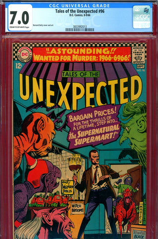 Tales of the Unexpected #96 CGC graded 7.0 - Baily cover/art - SOLD!