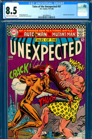 Tales of the Unexpected #97 CGC graded 8.5 - Automan cover/story - SOLD!