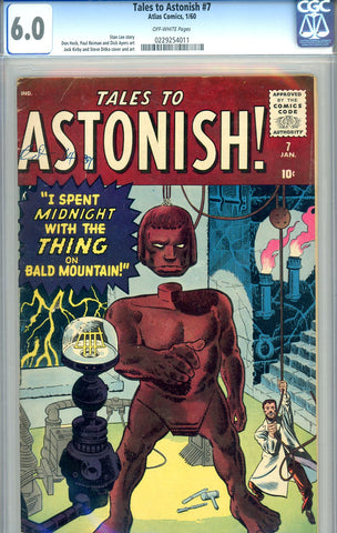 Tales to Astonish #07   CGC graded 6.0 - SOLD!