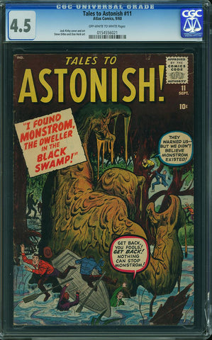 Tales to Astonish #11 CGC graded 4.5 SOLD!