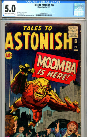 Tales to Astonish #23 CGC graded 5.0 (1961) SOLD!